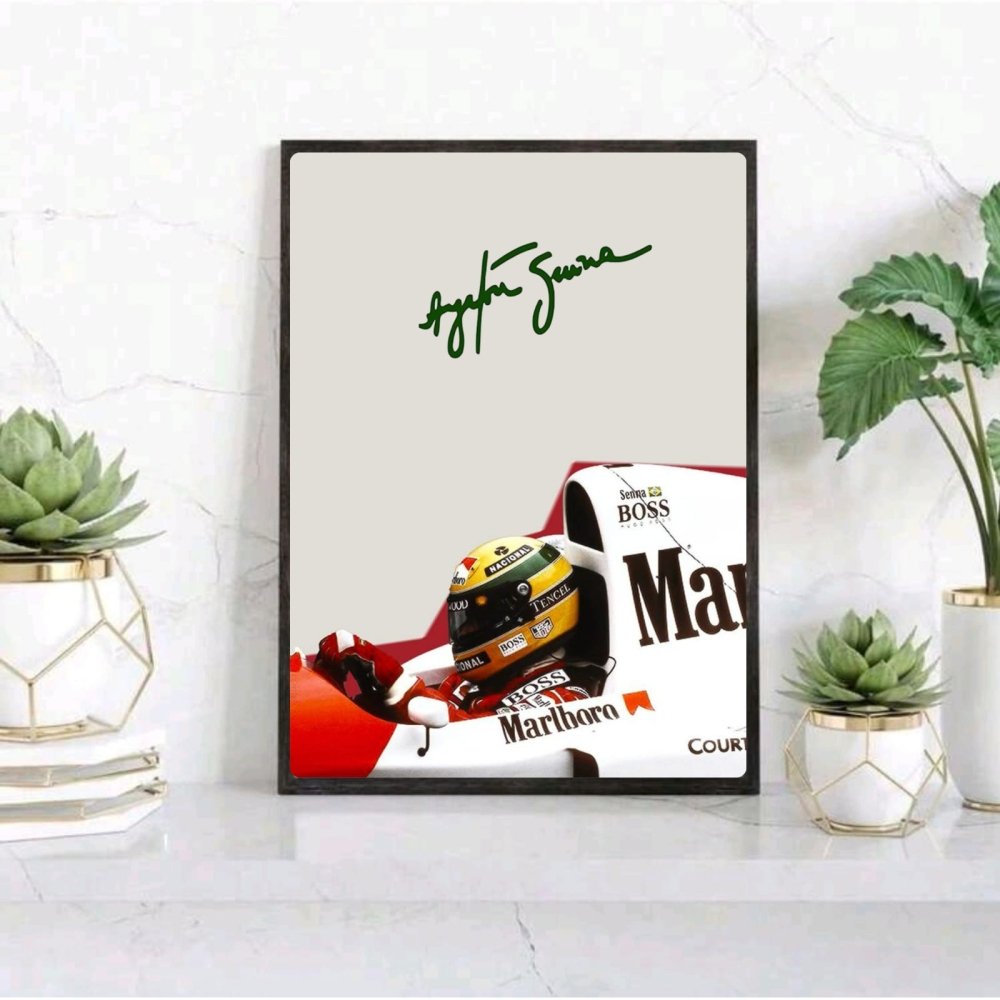 ayrton senna mclaren - Vibes Districtayrton senna mclaren poster BiancoVibes District