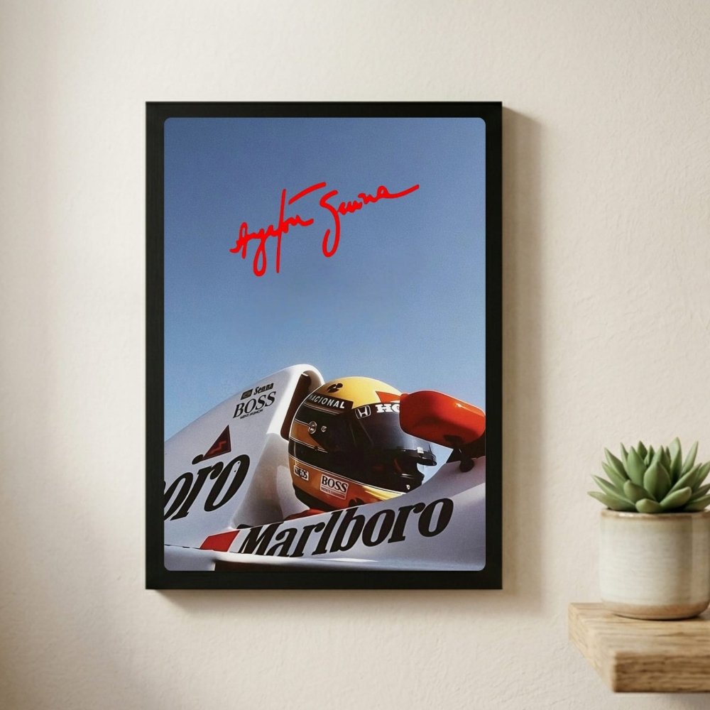 ayrton senna mclaren - Vibes Districtayrton senna mclaren poster SilverVibes District