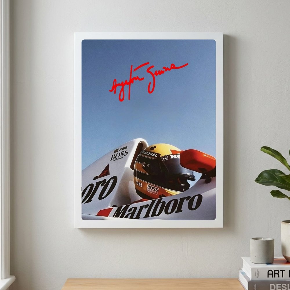 ayrton senna mclaren - Vibes Districtayrton senna mclaren poster SilverVibes District