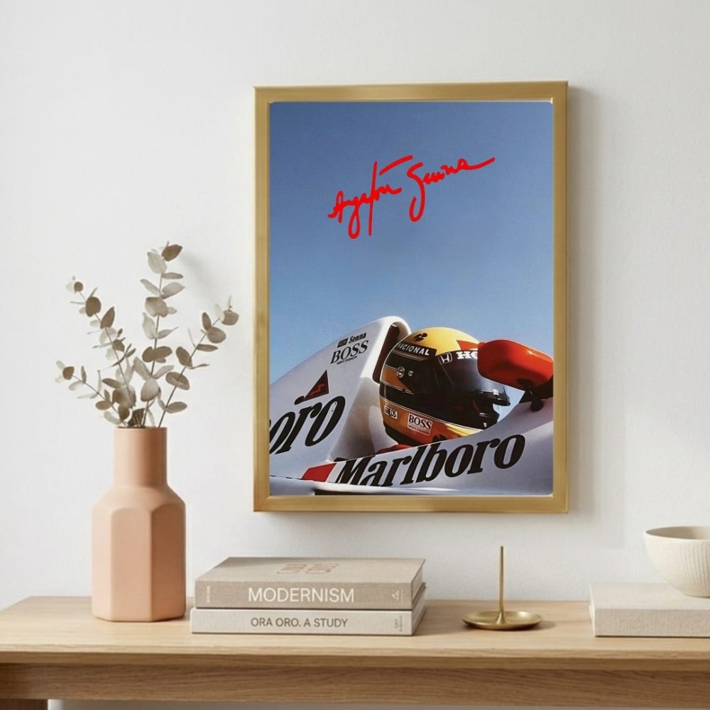 ayrton senna mclaren - Vibes Districtayrton senna mclaren poster SilverVibes District