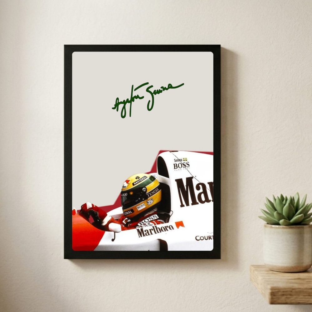 ayrton senna mclaren - Vibes Districtayrton senna mclaren poster BiancoVibes District