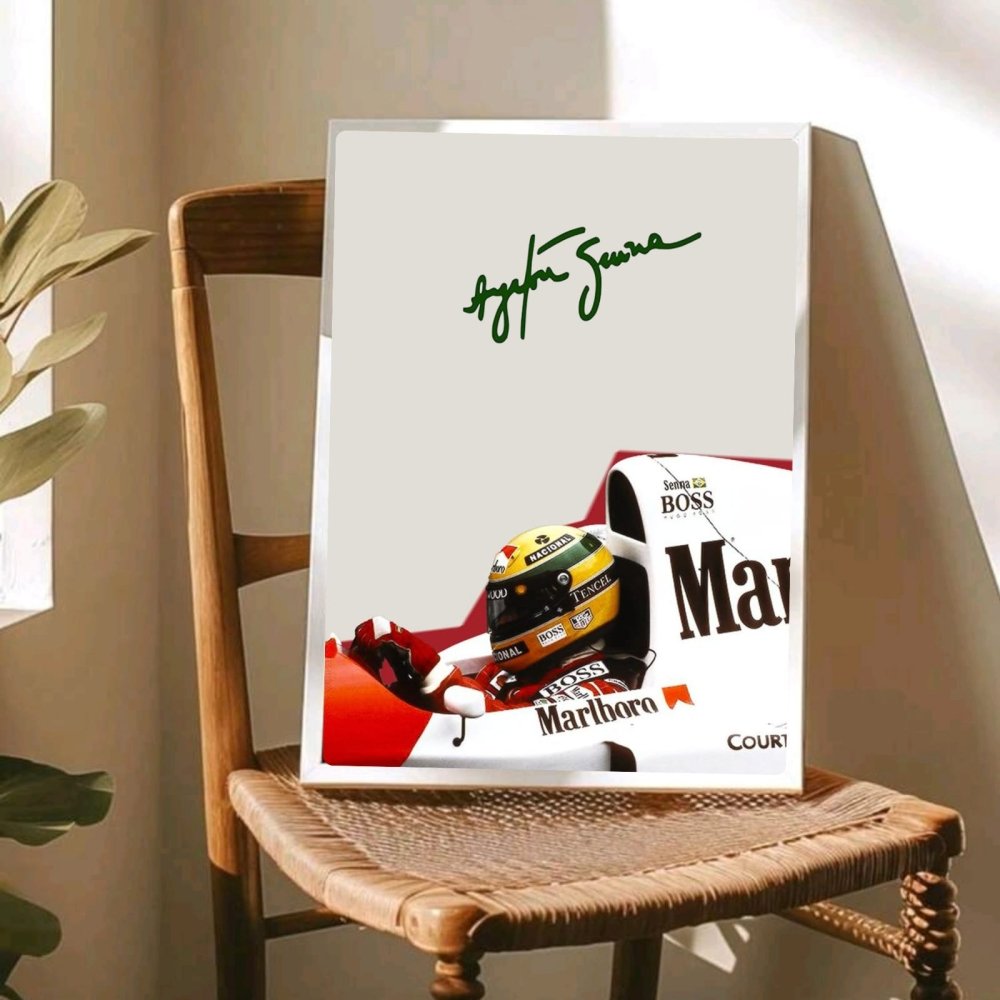 ayrton senna mclaren - Vibes Districtayrton senna mclaren poster BiancoVibes District