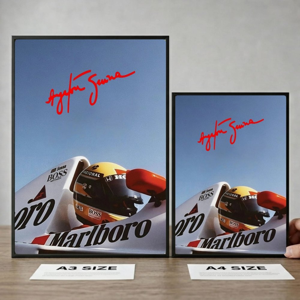 ayrton senna mclaren - Vibes Districtayrton senna mclaren poster SilverVibes District