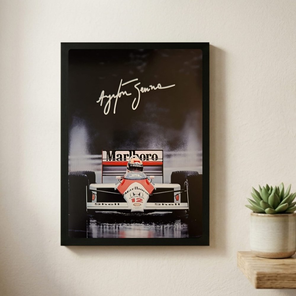 ayrton senna mclaren - Vibes Districtayrton senna mclaren poster BiancoVibes District