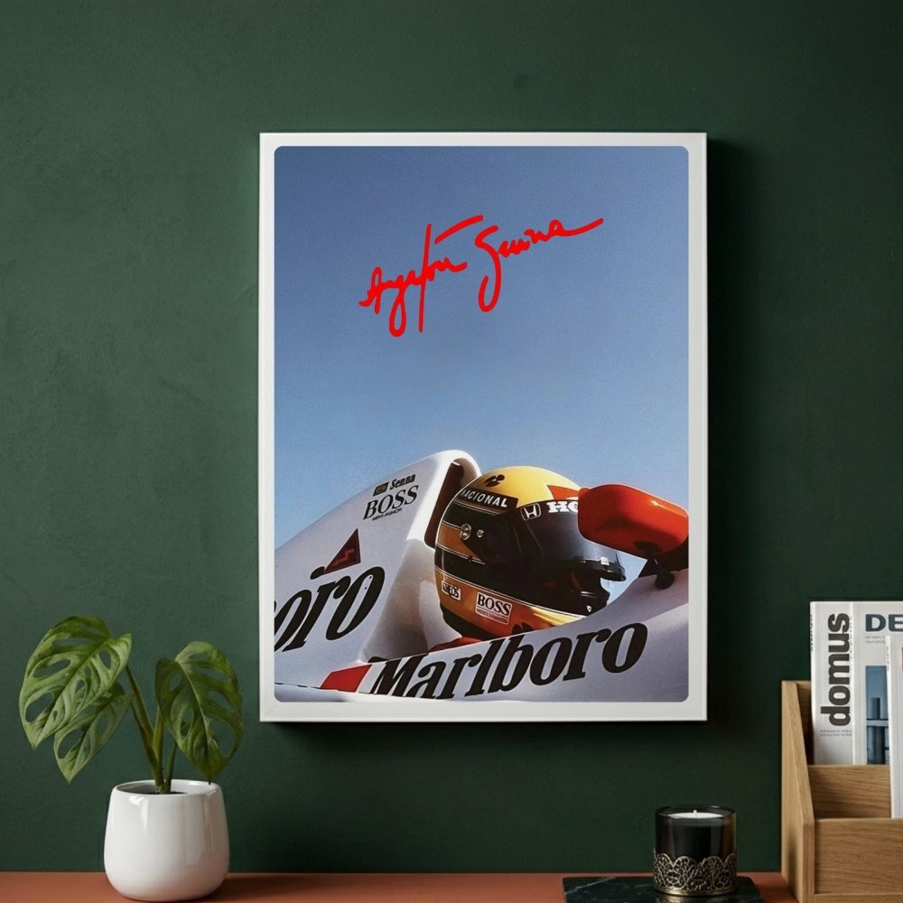 ayrton senna mclaren - Vibes Districtayrton senna mclaren poster SilverVibes District