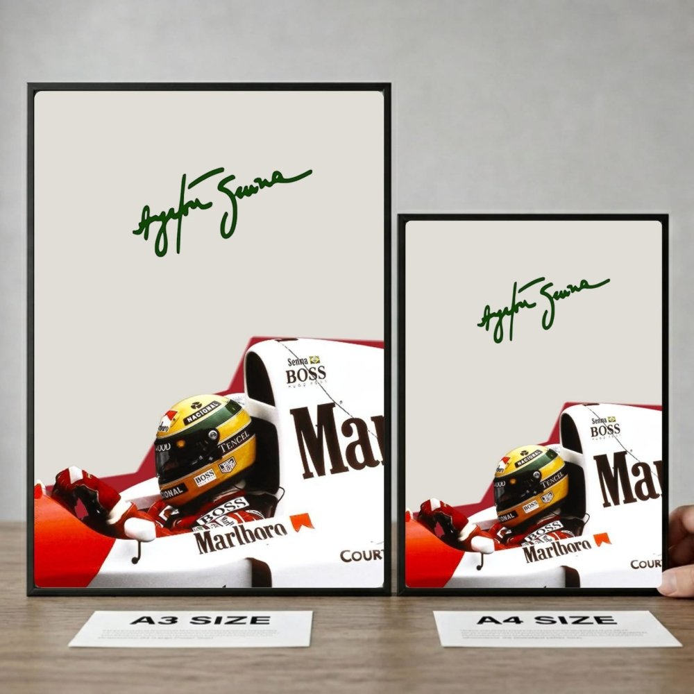 ayrton senna mclaren - Vibes Districtayrton senna mclaren poster BiancoVibes District