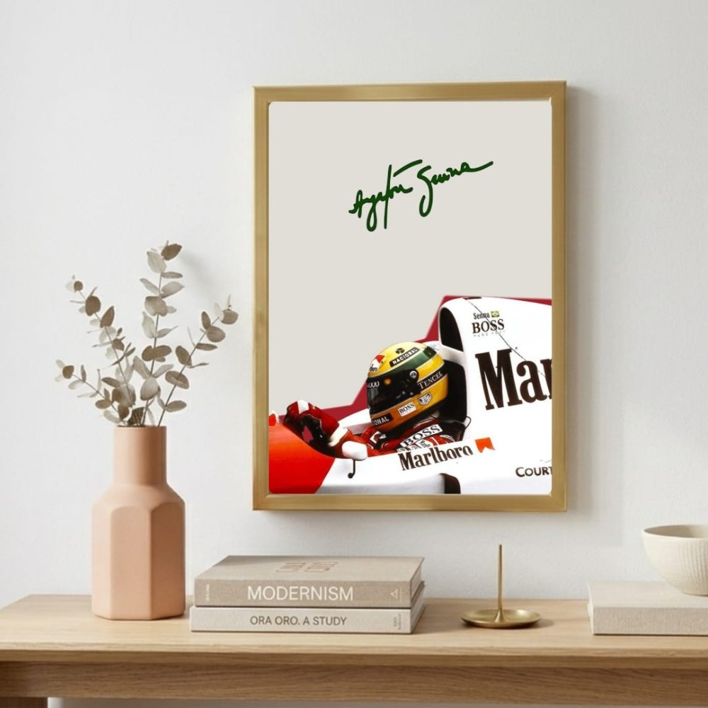 ayrton senna mclaren - Vibes Districtayrton senna mclaren poster BiancoVibes District