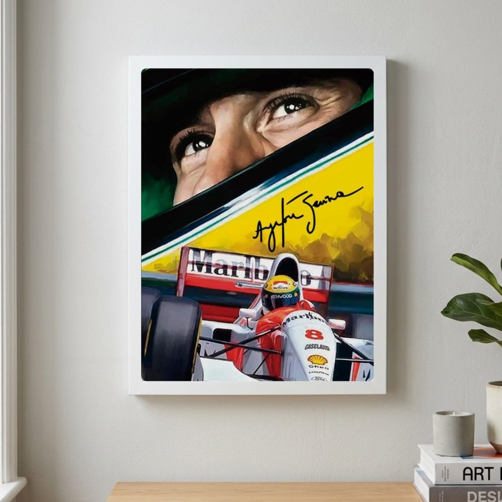 ayrton senna - mclaren - Vibes Districtayrton senna - mclaren BiancoVibes District