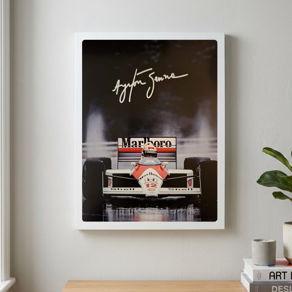 ayrton senna mclaren - Vibes Districtayrton senna mclaren poster BiancoVibes District