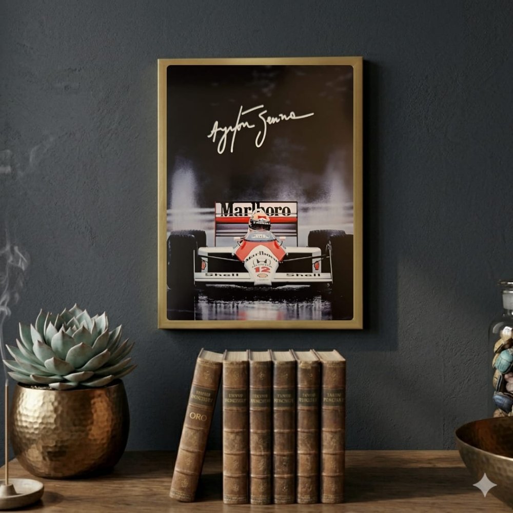 ayrton senna mclaren - Vibes Districtayrton senna mclaren poster BiancoVibes District