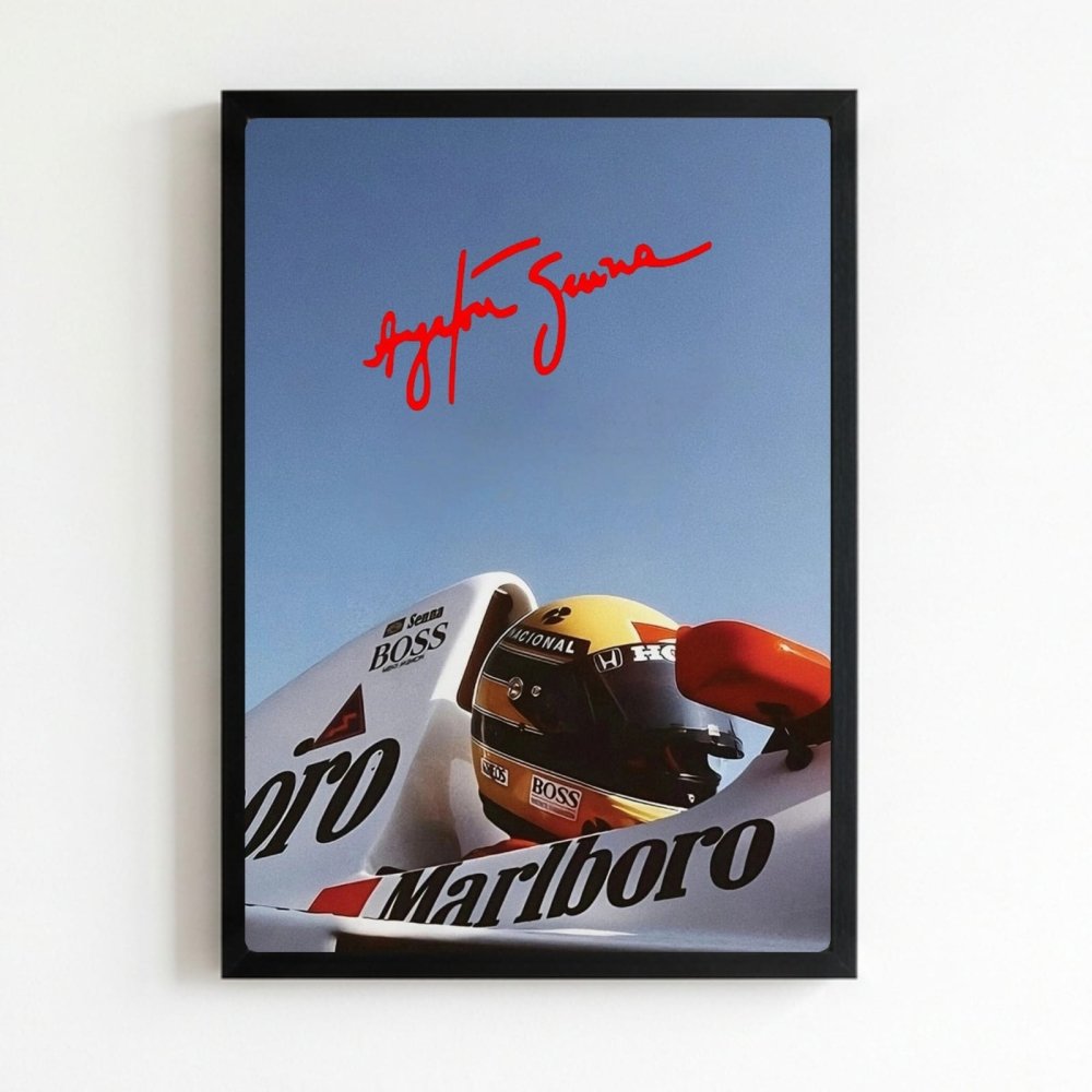 ayrton senna mclaren - Vibes Districtayrton senna mclaren poster NeroVibes District