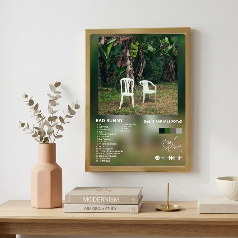 Bad Bunny - DTMF Poster with Frame - Vibes DistrictBad Bunny - DTMF Poster with Frame poster BiancoVibes District