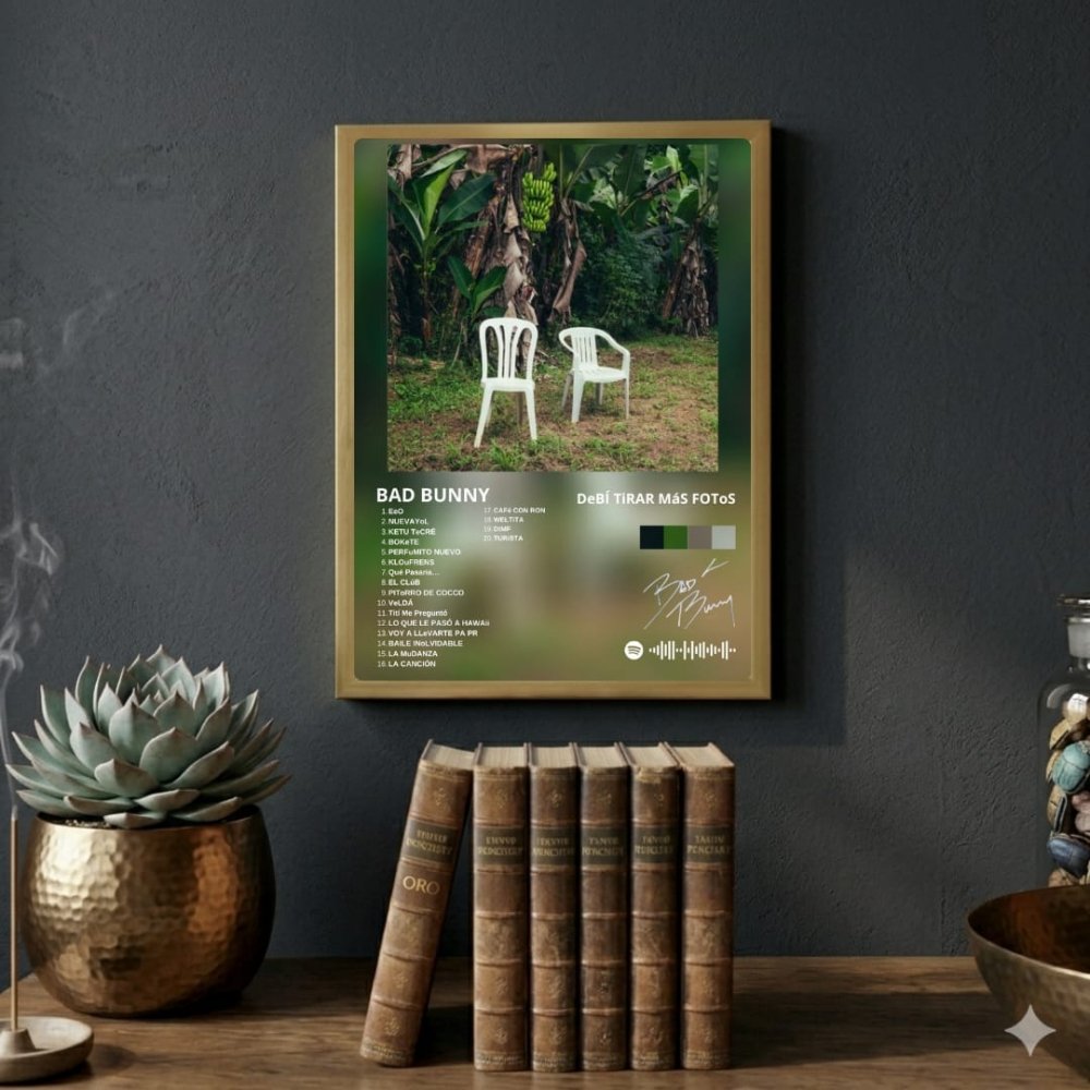 Bad Bunny - DTMF Poster with Frame - Vibes DistrictBad Bunny - DTMF Poster with Frame poster BiancoVibes District