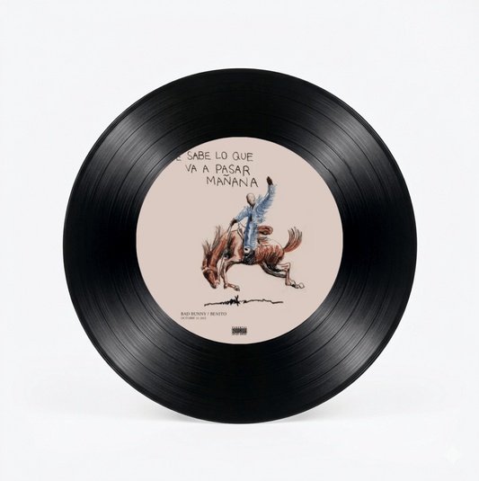 Bad Bunny – Nadie Sabe Lo Que Va a Pasar Mañana Decorative Wall Vinyl - Vibes DistrictBad Bunny – Nadie Sabe Lo Que Va a Pasar Mañana Decorative Wall Vinyl Vinyl Vibes District