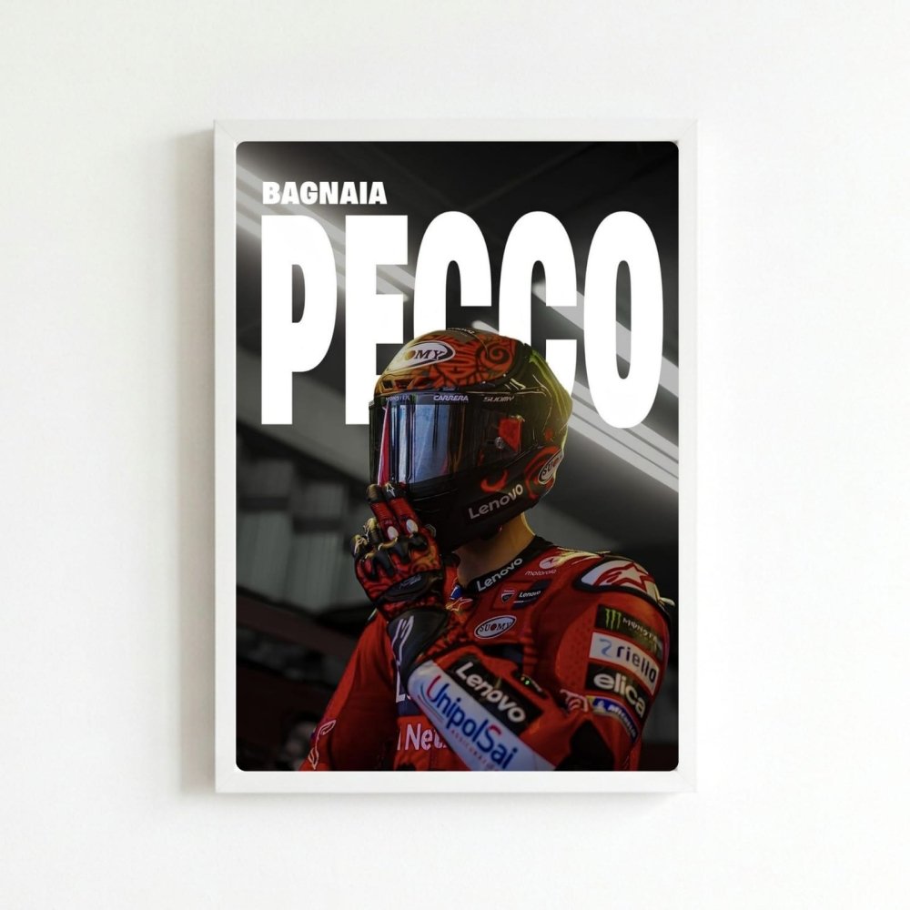 Bagnaia Pecco, moto gp - Vibes DistrictBagnaia Pecco, moto gp BiancoVibes District