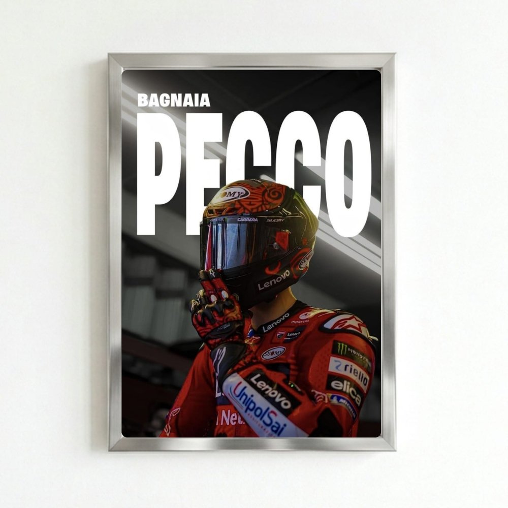 Bagnaia Pecco, moto gp - Vibes DistrictBagnaia Pecco, moto gp SilverVibes District