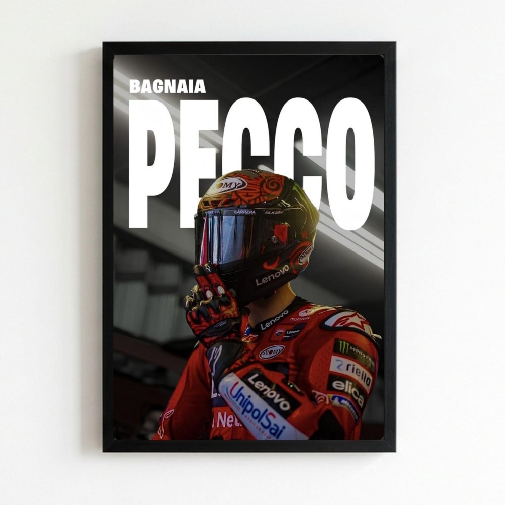 Bagnaia Pecco, moto gp - Vibes DistrictBagnaia Pecco, moto gp NeroVibes District