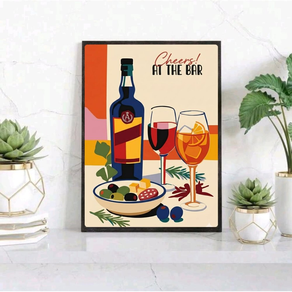 bar and restaurant decoration - Vibes Districtbar and restaurant decoration poster SilverVibes District