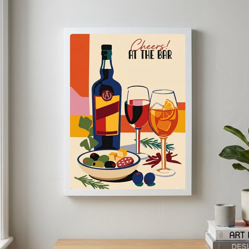 bar and restaurant decoration - Vibes Districtbar and restaurant decoration poster SilverVibes District