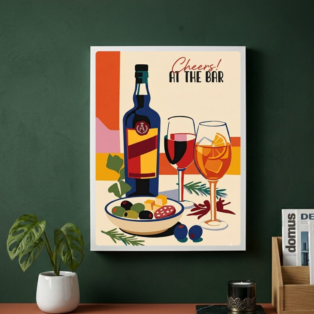 bar and restaurant decoration - Vibes Districtbar and restaurant decoration poster SilverVibes District