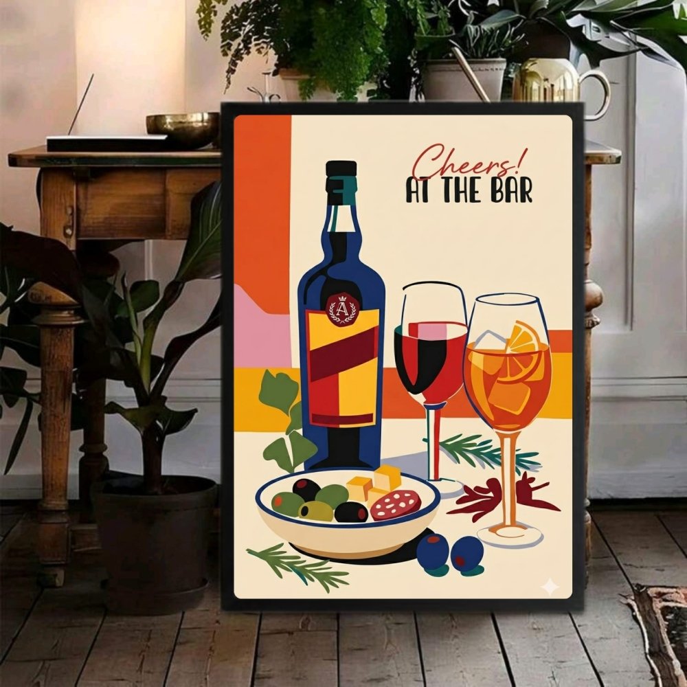 bar and restaurant decoration - Vibes Districtbar and restaurant decoration poster SilverVibes District