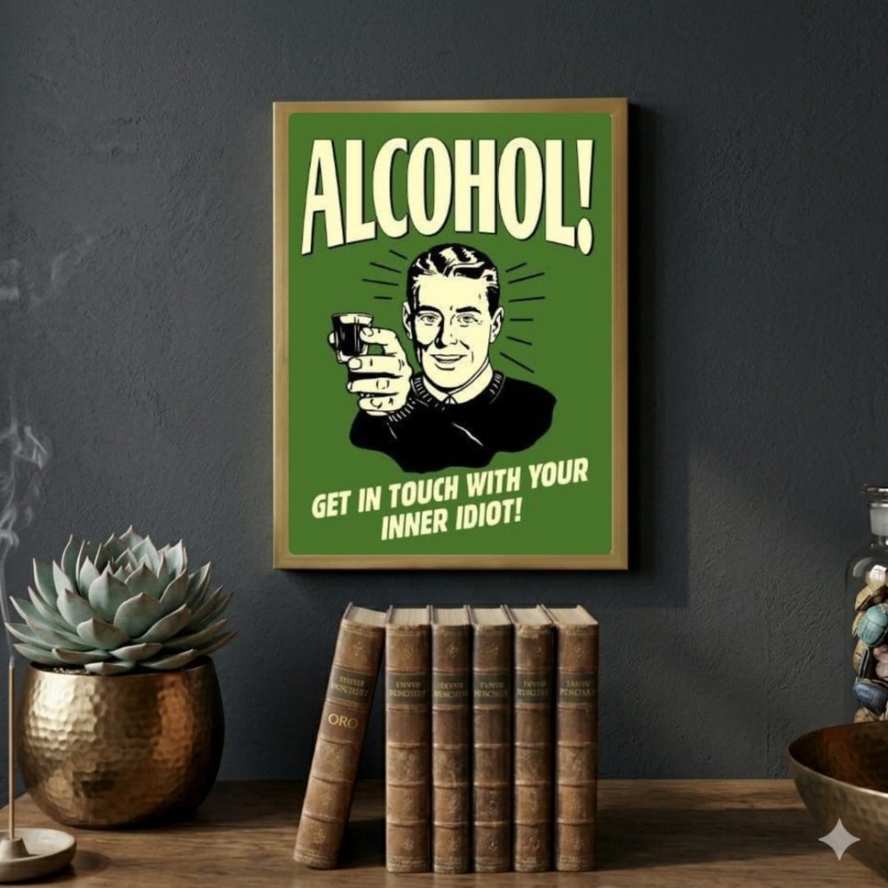 bar and restaurant decoration alcohol - Vibes Districtbar and restaurant decoration alcohol poster BiancoVibes District