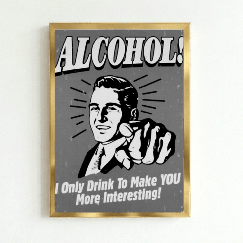 bar and restaurant decoration, alcohol - Vibes Districtbar and restaurant decoration, alcohol poster GoldVibes District