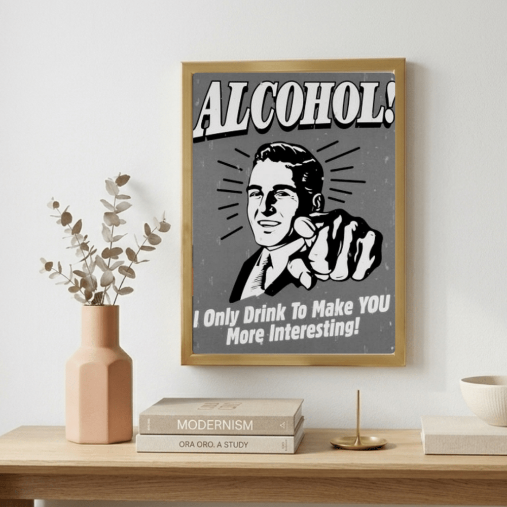 bar and restaurant decoration, alcohol - Vibes Districtbar and restaurant decoration, alcohol poster GoldVibes District