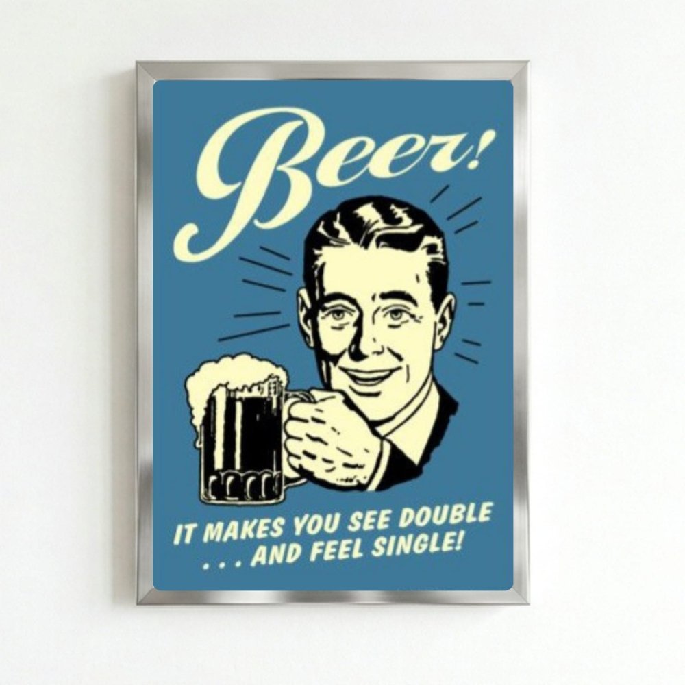 bar and restaurant decoration, beer - Vibes Districtbar and restaurant decoration, beer poster SilverVibes District