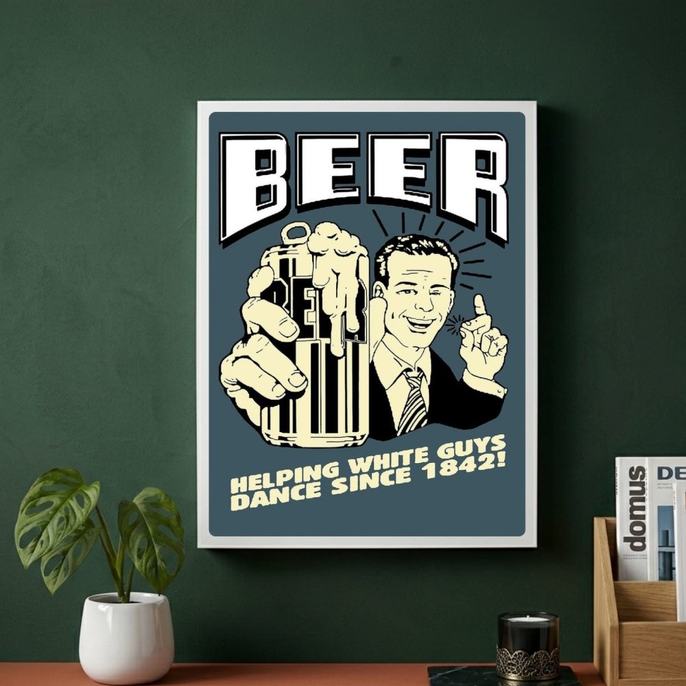 bar and restaurant decoration, beer - Vibes Districtbar and restaurant decoration, beer poster GoldVibes District