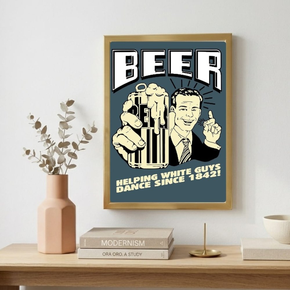 bar and restaurant decoration, beer - Vibes Districtbar and restaurant decoration, beer poster GoldVibes District
