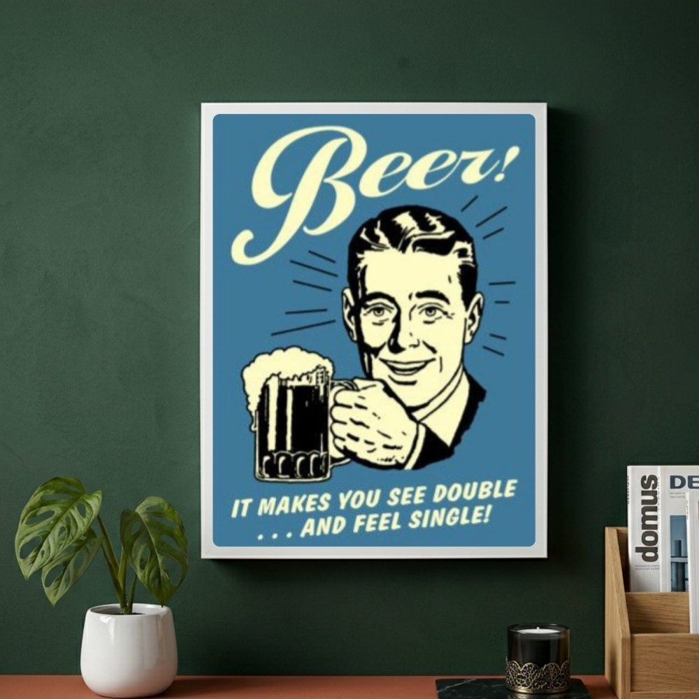 bar and restaurant decoration, beer - Vibes Districtbar and restaurant decoration, beer poster SilverVibes District