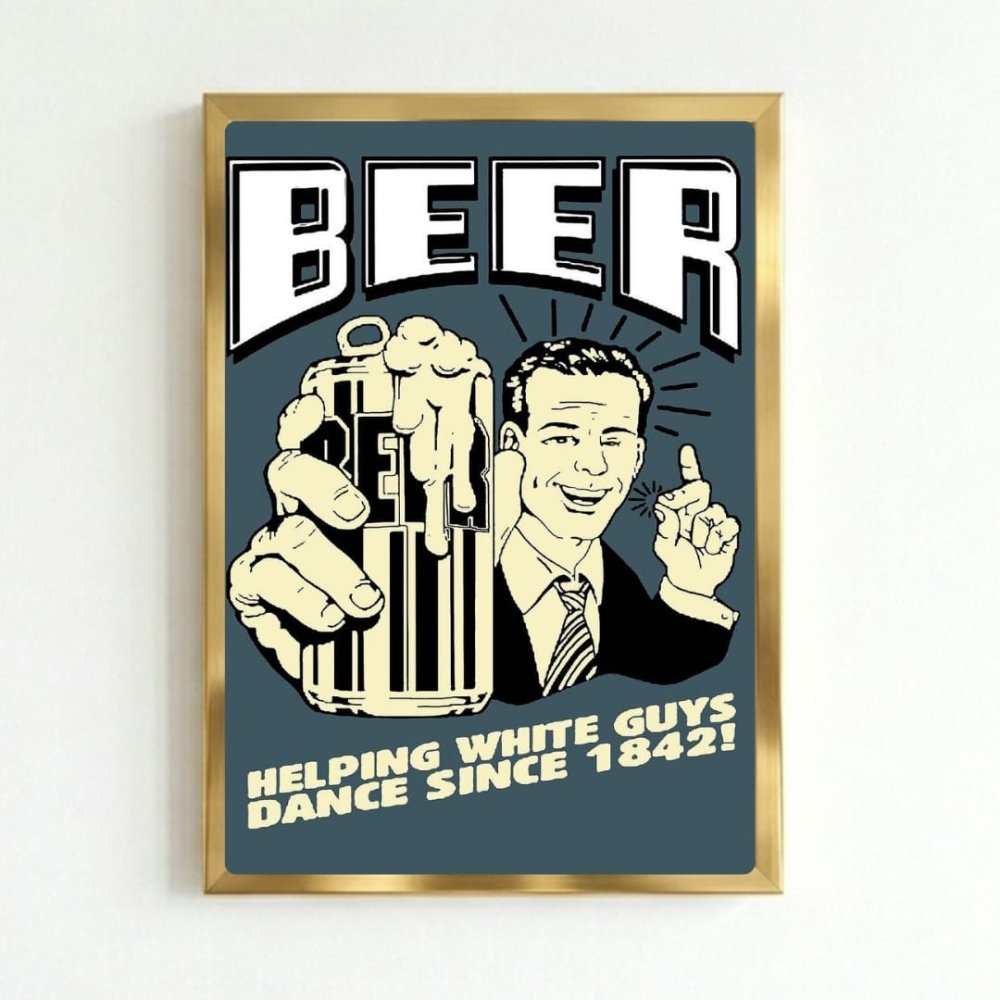 bar and restaurant decoration, beer - Vibes Districtbar and restaurant decoration, beer poster GoldVibes District