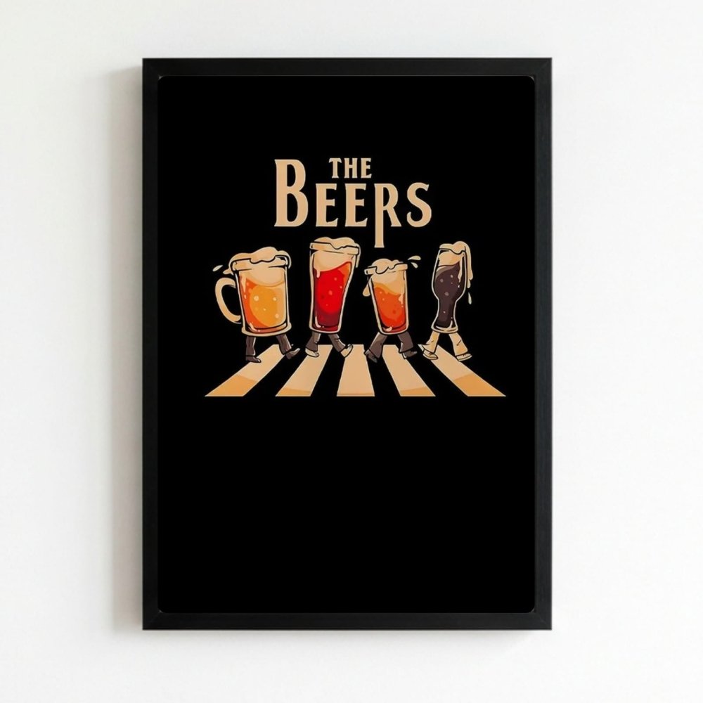 bar and restaurant decoration beer - Vibes Districtbar and restaurant decoration beer poster NeroVibes District