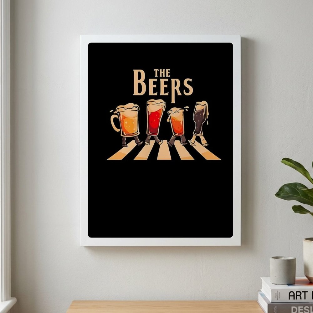 bar and restaurant decoration beer - Vibes Districtbar and restaurant decoration beer poster GoldVibes District