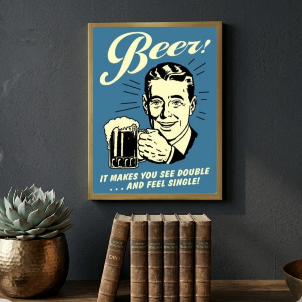 bar and restaurant decoration, beer - Vibes Districtbar and restaurant decoration, beer poster SilverVibes District