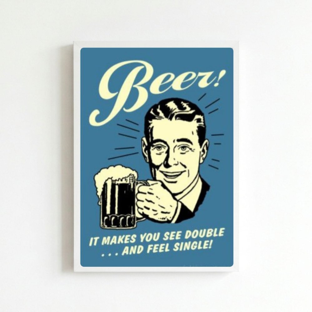 bar and restaurant decoration, beer - Vibes Districtbar and restaurant decoration, beer poster BiancoVibes District