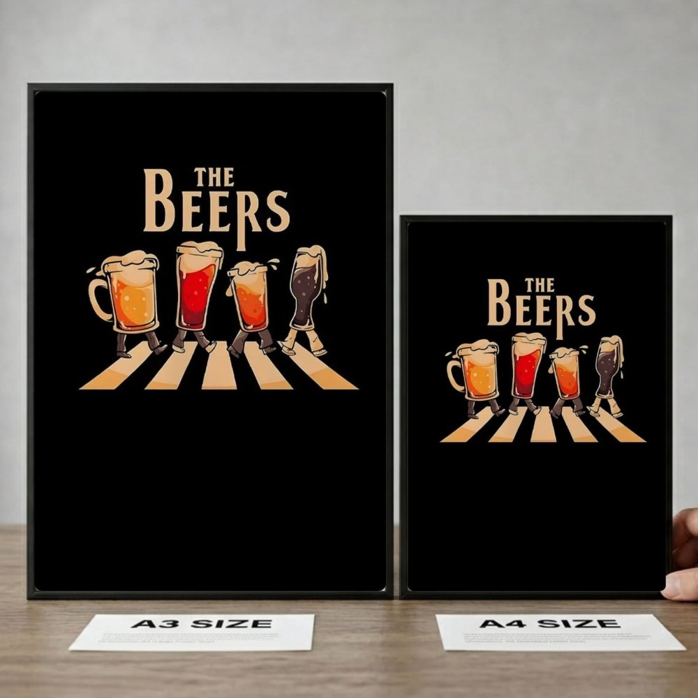 bar and restaurant decoration beer - Vibes Districtbar and restaurant decoration beer poster GoldVibes District