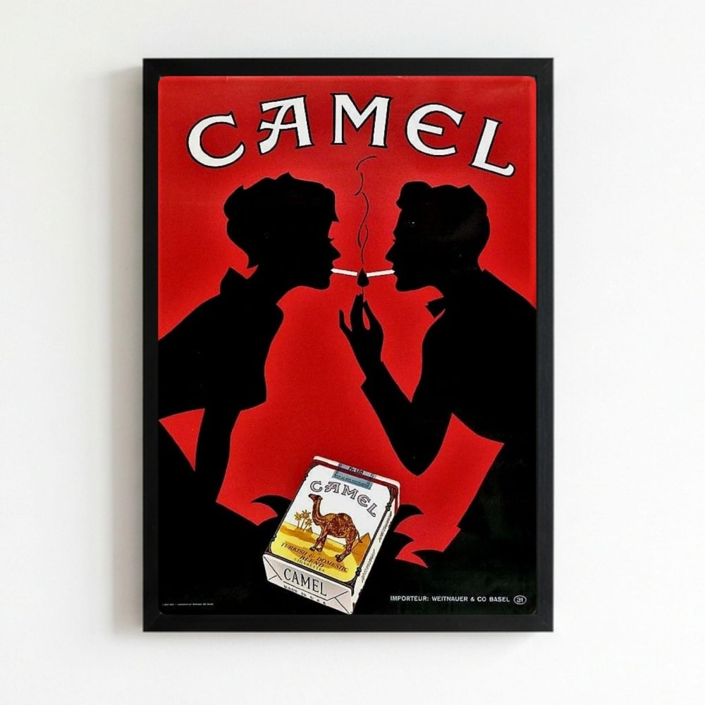 bar and restaurant decoration, camel cigarette - Vibes Districtbar and restaurant decoration, camel cigarette poster NeroVibes District
