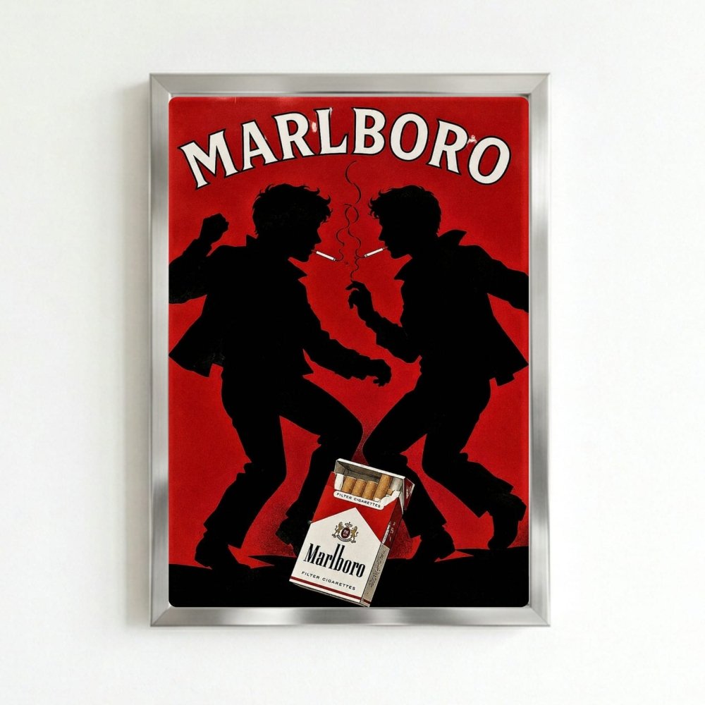 bar and restaurant decoration, camel cigarette - Vibes Districtbar and restaurant decoration, camel cigarette poster SilverVibes District