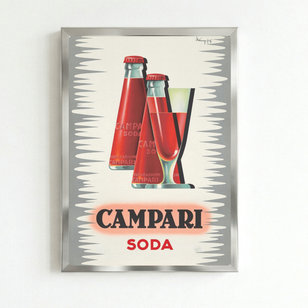 bar and restaurant decoration, campari - Vibes Districtbar and restaurant decoration, campari poster SilverVibes District