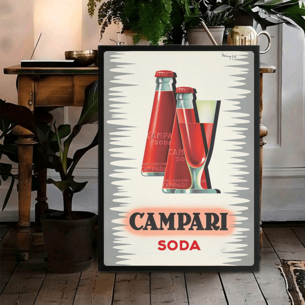 bar and restaurant decoration, campari - Vibes Districtbar and restaurant decoration, campari poster GoldVibes District