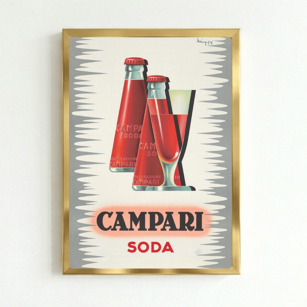 bar and restaurant decoration, campari - Vibes Districtbar and restaurant decoration, campari poster GoldVibes District