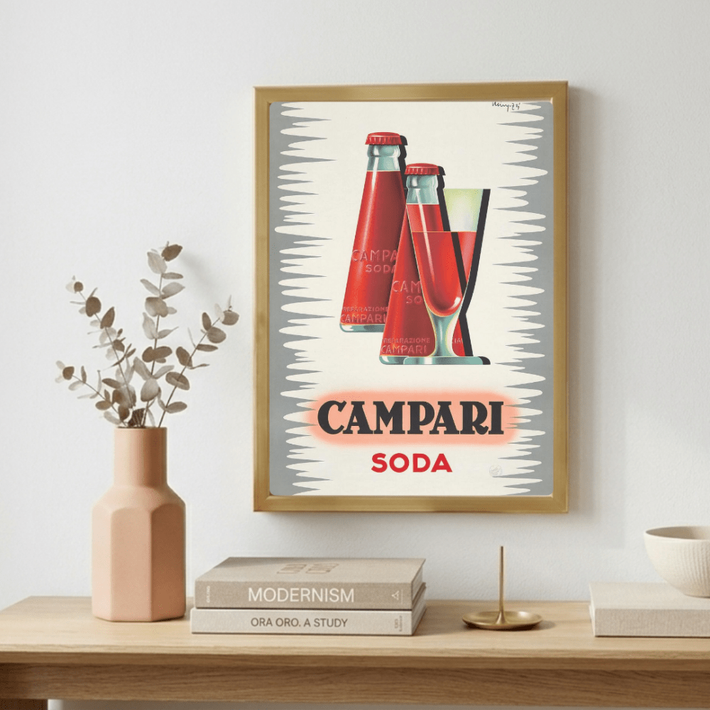 bar and restaurant decoration, campari - Vibes Districtbar and restaurant decoration, campari poster GoldVibes District