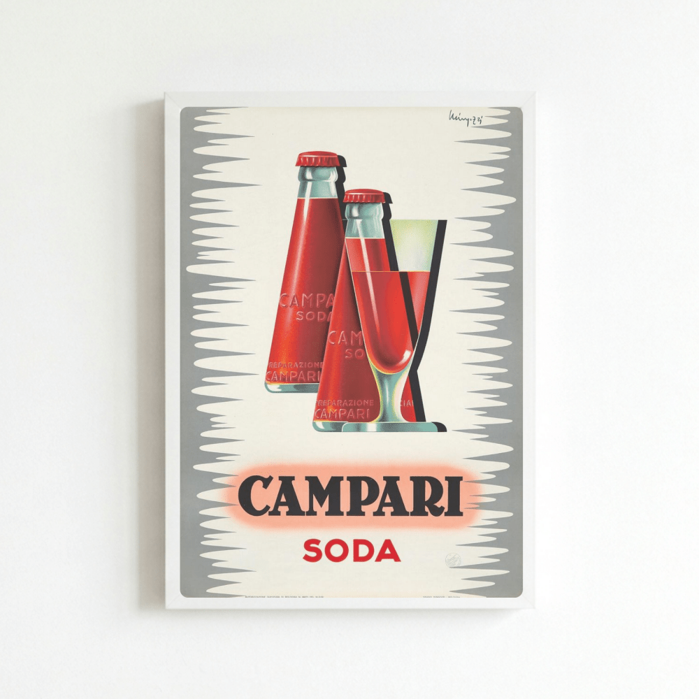 bar and restaurant decoration, campari - Vibes Districtbar and restaurant decoration, campari poster BiancoVibes District