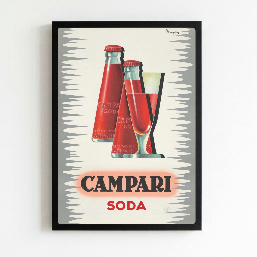 bar and restaurant decoration, campari - Vibes Districtbar and restaurant decoration, campari poster NeroVibes District