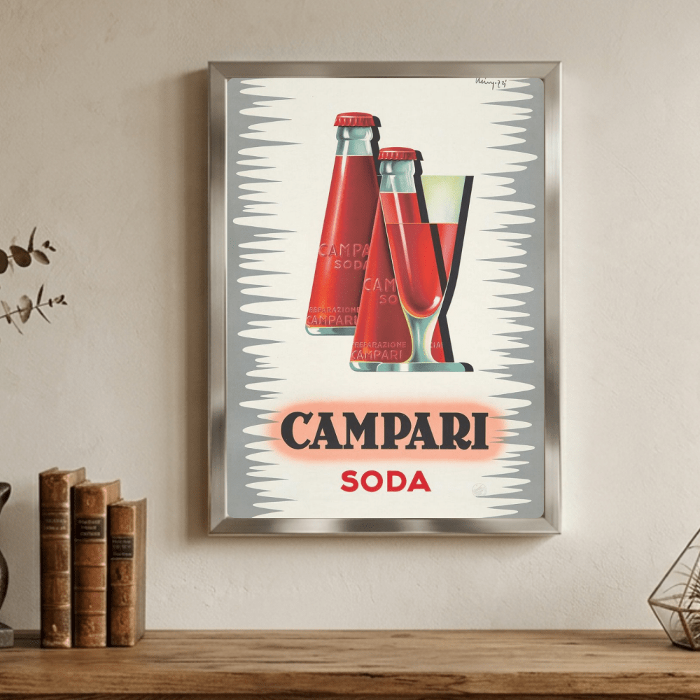 bar and restaurant decoration, campari - Vibes Districtbar and restaurant decoration, campari poster GoldVibes District
