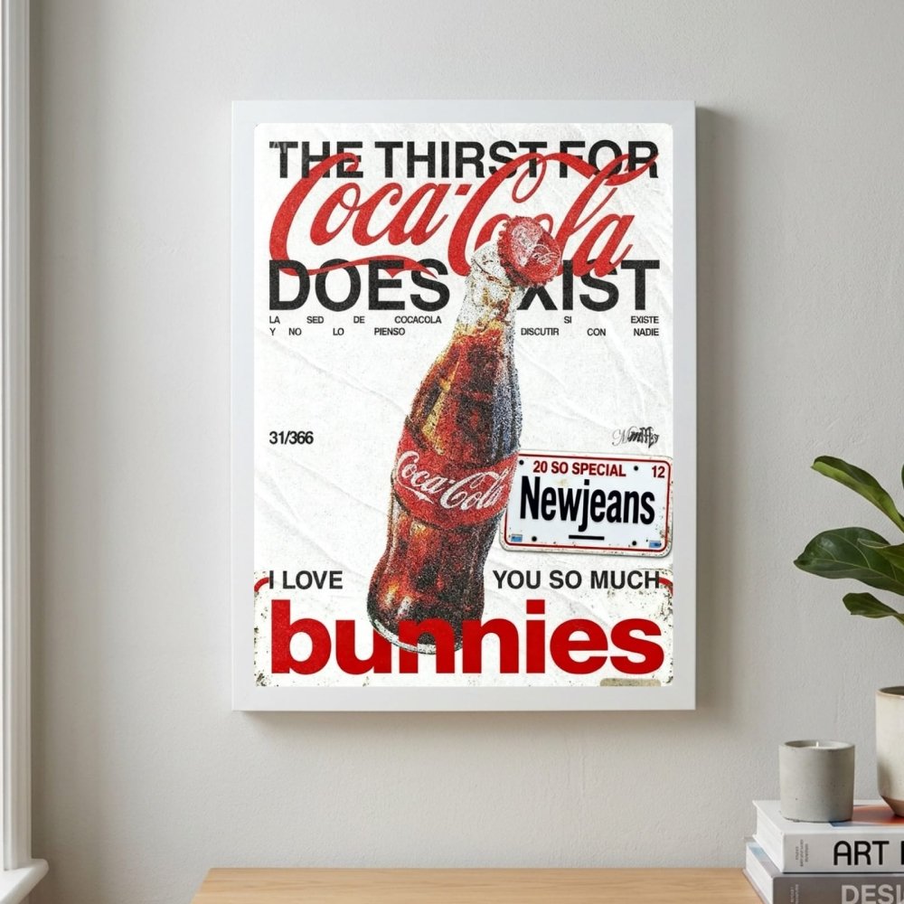 bar and restaurant decoration, coca cola - Vibes Districtbar and restaurant decoration, coca cola poster BiancoVibes District