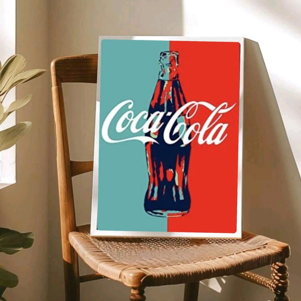 bar and restaurant decoration, coca cola - Vibes Districtbar and restaurant decoration, coca cola poster SilverVibes District