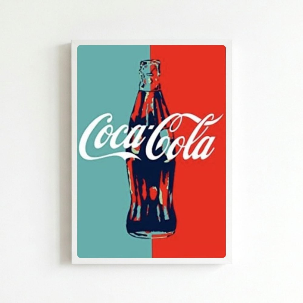 bar and restaurant decoration, coca cola - Vibes Districtbar and restaurant decoration, coca cola poster BiancoVibes District